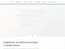 Tablet Screenshot of lingedonk.nl